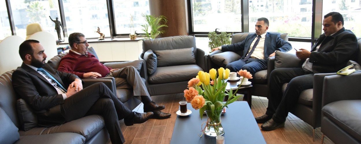 President of the Association of Palestinian Local Authorities Welcomes the Mayor of Al-Doha