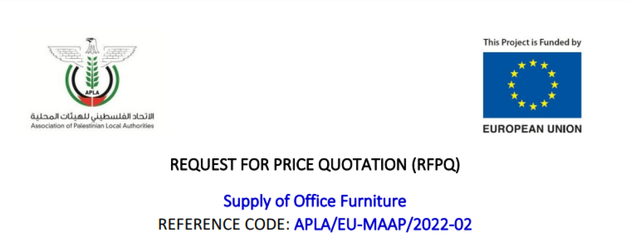 EXTENSION OF SUBMISSION DATE: REQUEST FOR PRICE QUOTATION (RFPQ) Supply office furniture 