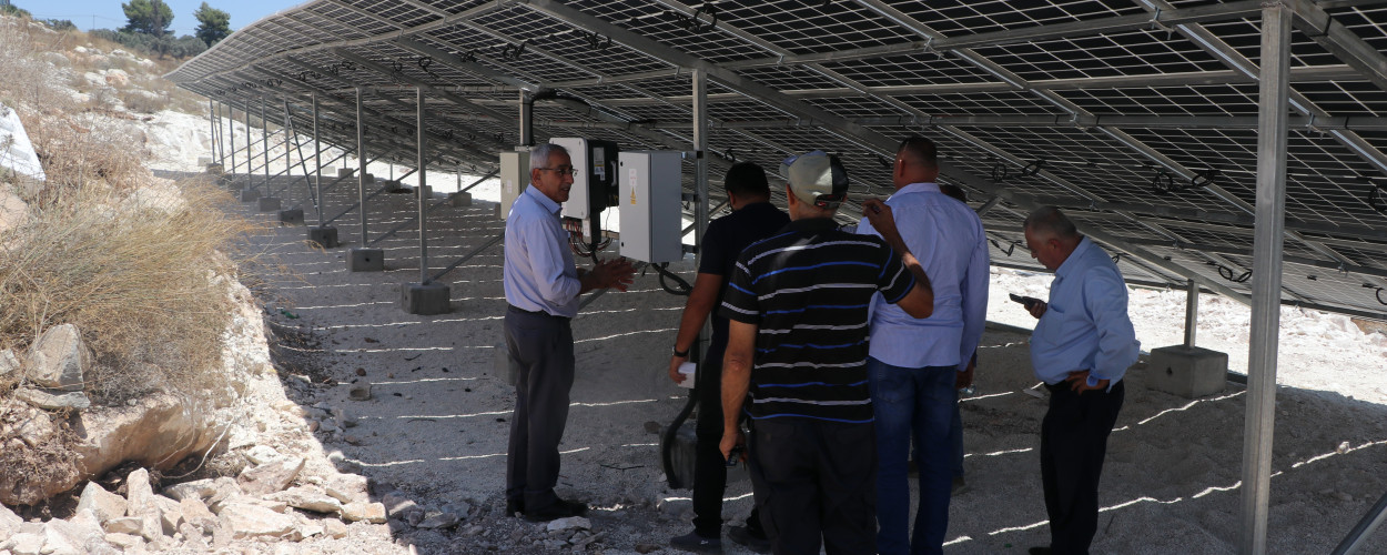 اتحاد الهيئات المحلية ينفذ زيارات ميدانية لمتابعة تنفيذ مشاريع قرى اجنسنيا وخربثا بني حارث