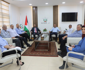 المدير التنفيذي للاتحاد الفلسطيني للهيئات المحلية يعقد اجتماعًا مع عدد من رؤساء الهيئات المحلية من محافظة طولكرم