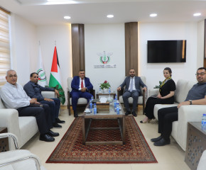 المدير التنفيذي للاتحاد الفلسطيني للهيئات المحلية يعقد اجتماعين مع مجلسي قريتي بيتين والساوية