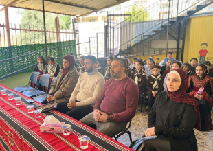 الاتحاد الفلسطيني للهيئات المحلية يختتم أنشطة برنامج حكايات التنمية المستدامة في مدرسة بنات يطا الثانوية في يطا ومدرسة الوحدة الأساسية المختلطة في بيت عوا