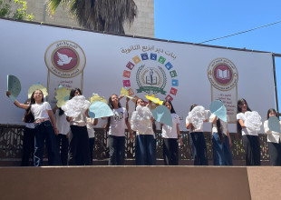 الاتحاد الفلسطيني للهيئات المحلية يختتم أنشطة برنامج حكايات التنمية المستدامة في مدرسة دير ابزيع الثانوية للبنات