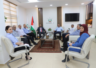 المدير التنفيذي للاتحاد الفلسطيني للهيئات المحلية يعقد اجتماعًا مع عدد من رؤساء الهيئات المحلية من محافظة طولكرم