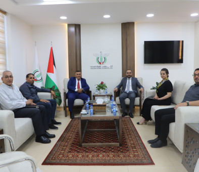 المدير التنفيذي للاتحاد الفلسطيني للهيئات المحلية يعقد اجتماعين مع مجلسي قريتي بيتين والساوية