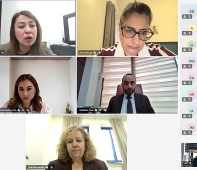 The Executive Director of APLA, Eng. Abdallah Anati, participates in a discussion session on "Sustainability of Digital Governance Solutions"