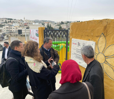 الاتحاد الفلسطيني للهيئات المحلية ينفّذ زيارة ميدانية لمشروع مركز بيت عوا للتنمية الاقتصادية والاجتماعية