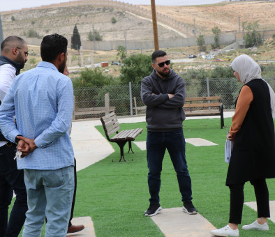 اتحاد الهيئات المحلية يستلم مشروع إنشاء الحديقة العامة في قلنديا ضمن تدخلاته في المناطق المسماة "ج"