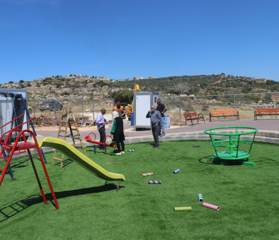 اتحاد الهيئات المحلية يستكمل إجراءات الاستلام الفني لمشروع الحديقة العامة التابع لمجلس قروي الطيبة